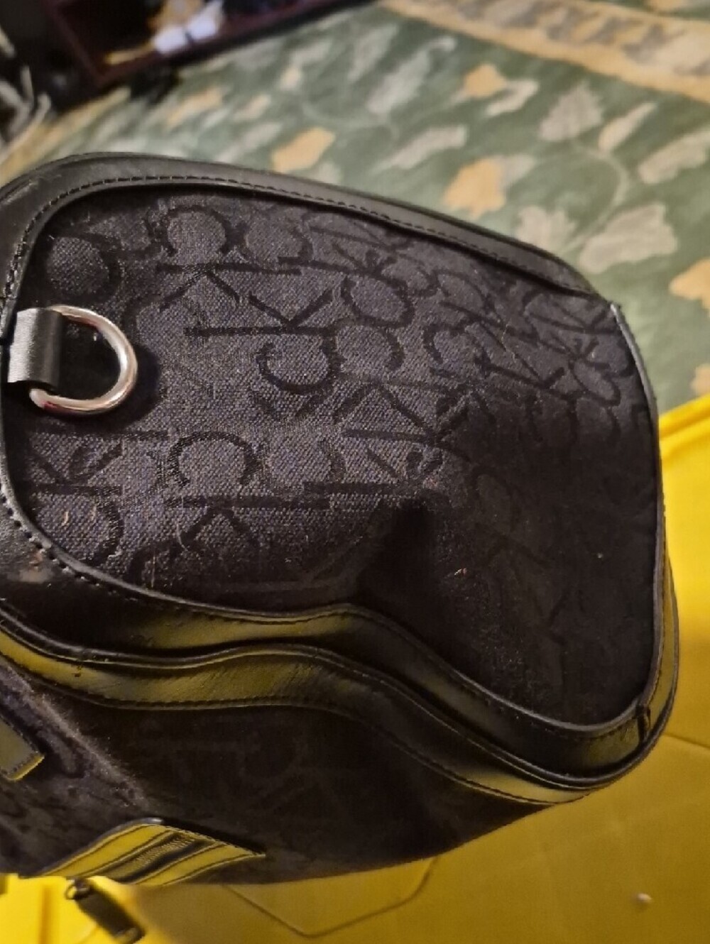 Calvin Klein Black Logo Barrel Satchel - Picture 5 of 11